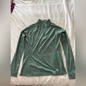 Adidas light-weight 1/4 zip pullover, sm-med